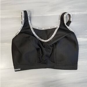 Glamorise Sports Bra Medium Impact Wire Free Sports Bra Style 1066 34H